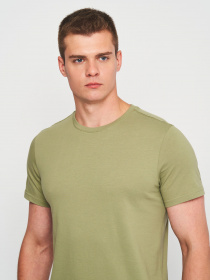 Футболка Роза модель 201234_olive Фото