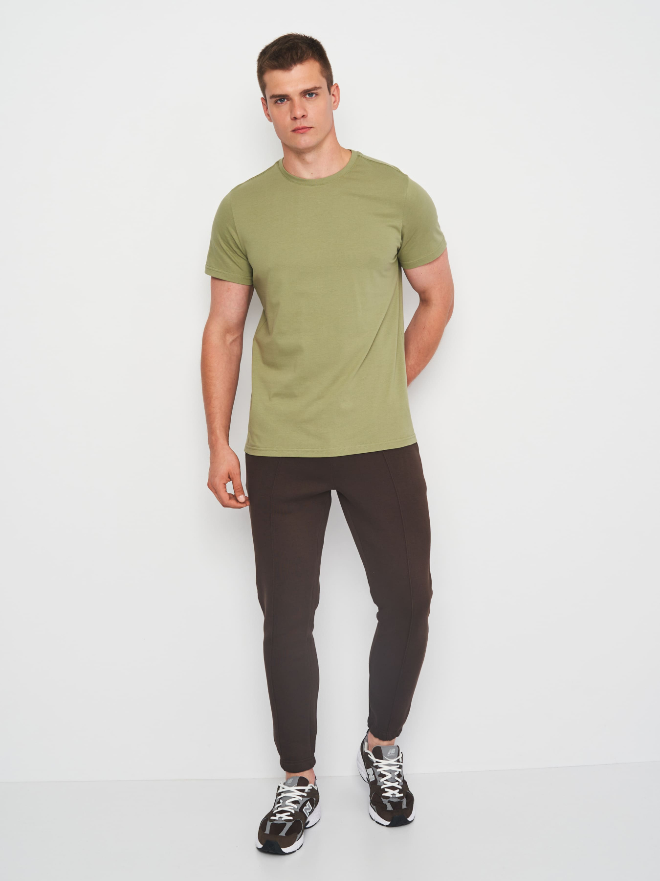 Футболка Роза модель 201234_olive Футболка Роза модель 201234_olive Фото