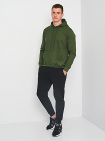 Худи Роза модель 1707061_olive Фото