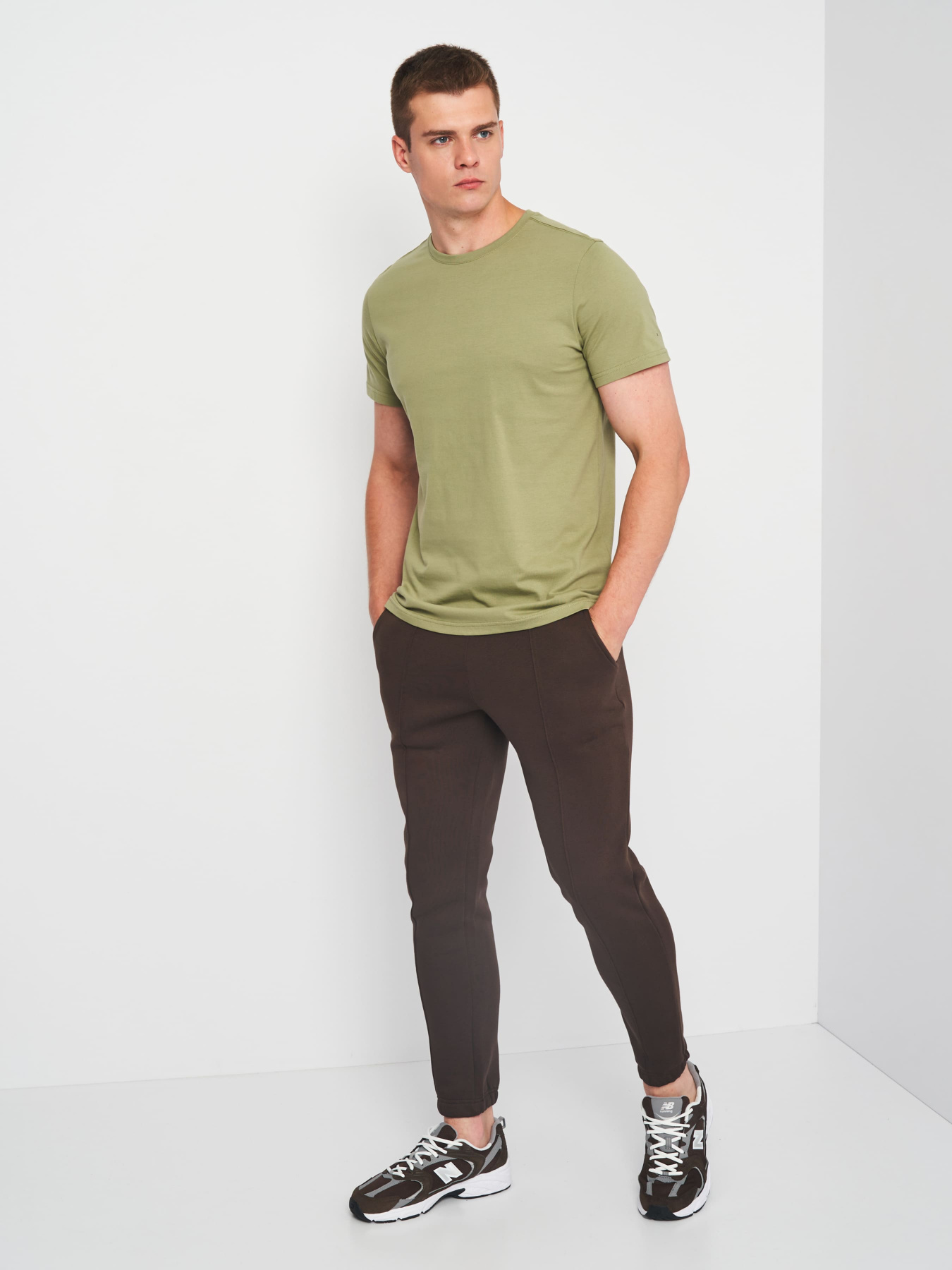 Джоггеры Роза модель 230426_brown Фото