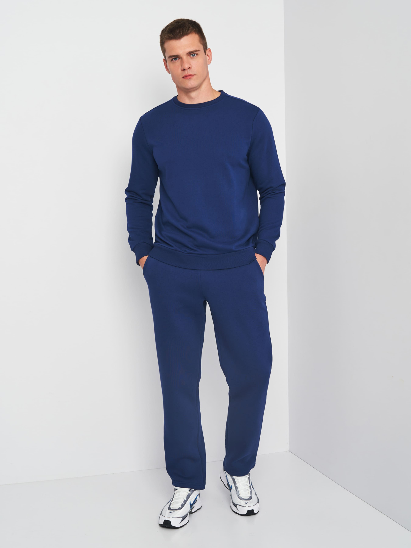 Повседневные штаны Роза модель 220607_blue Фото