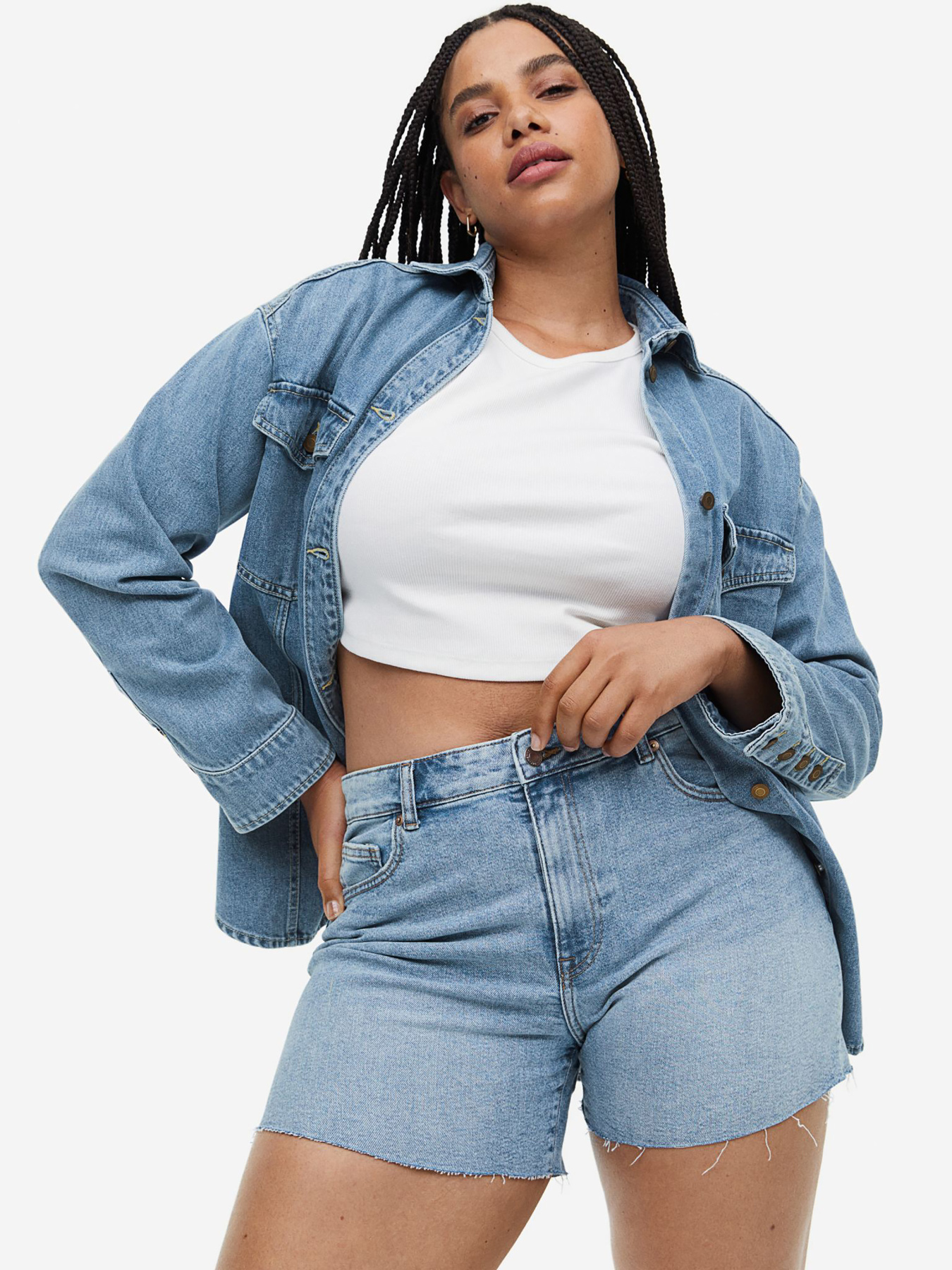 Шорти джинсові H&M модель 69437 Фото