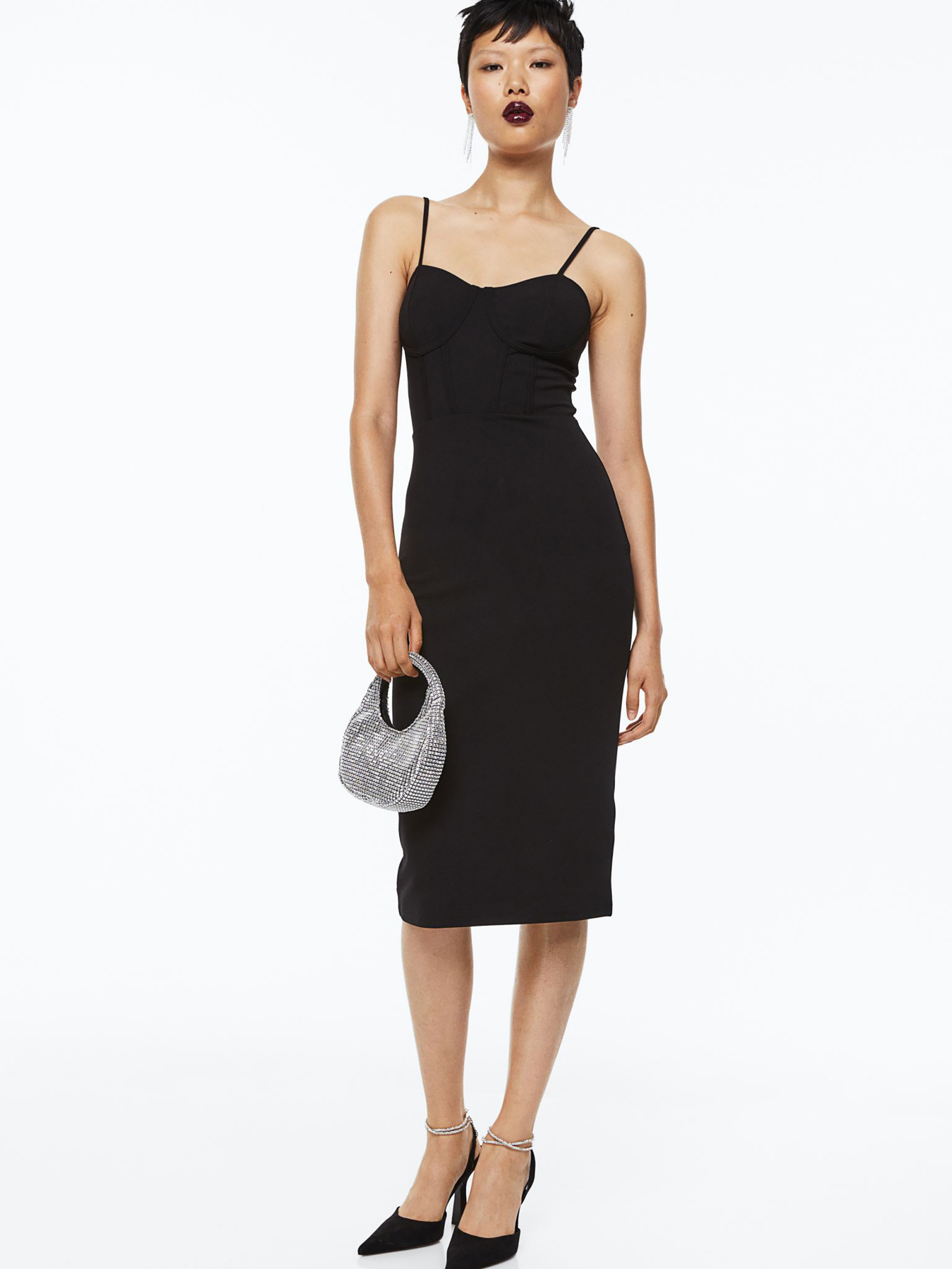 Платье миди H&M модель 69557 Фото