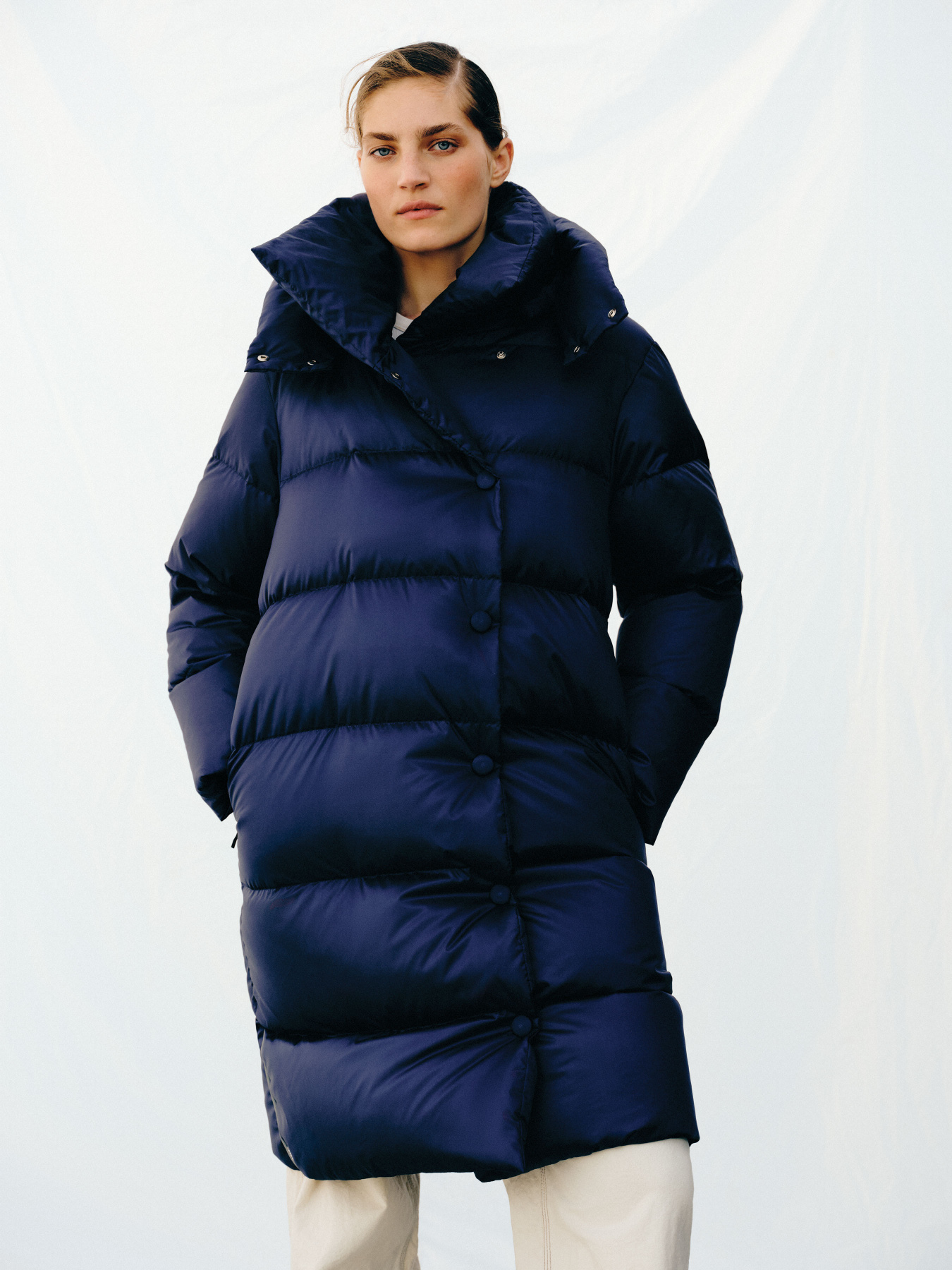 Пуховик MARCHI модель FW2324-16-BLUE Фото