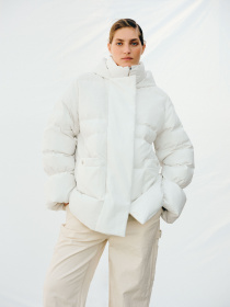 Пуховик MARCHI модель FW2324-23-WHITE Фото