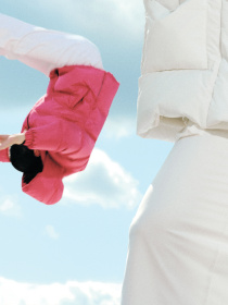 Пуховик MARCHI модель FW2324-6-PINK Фото