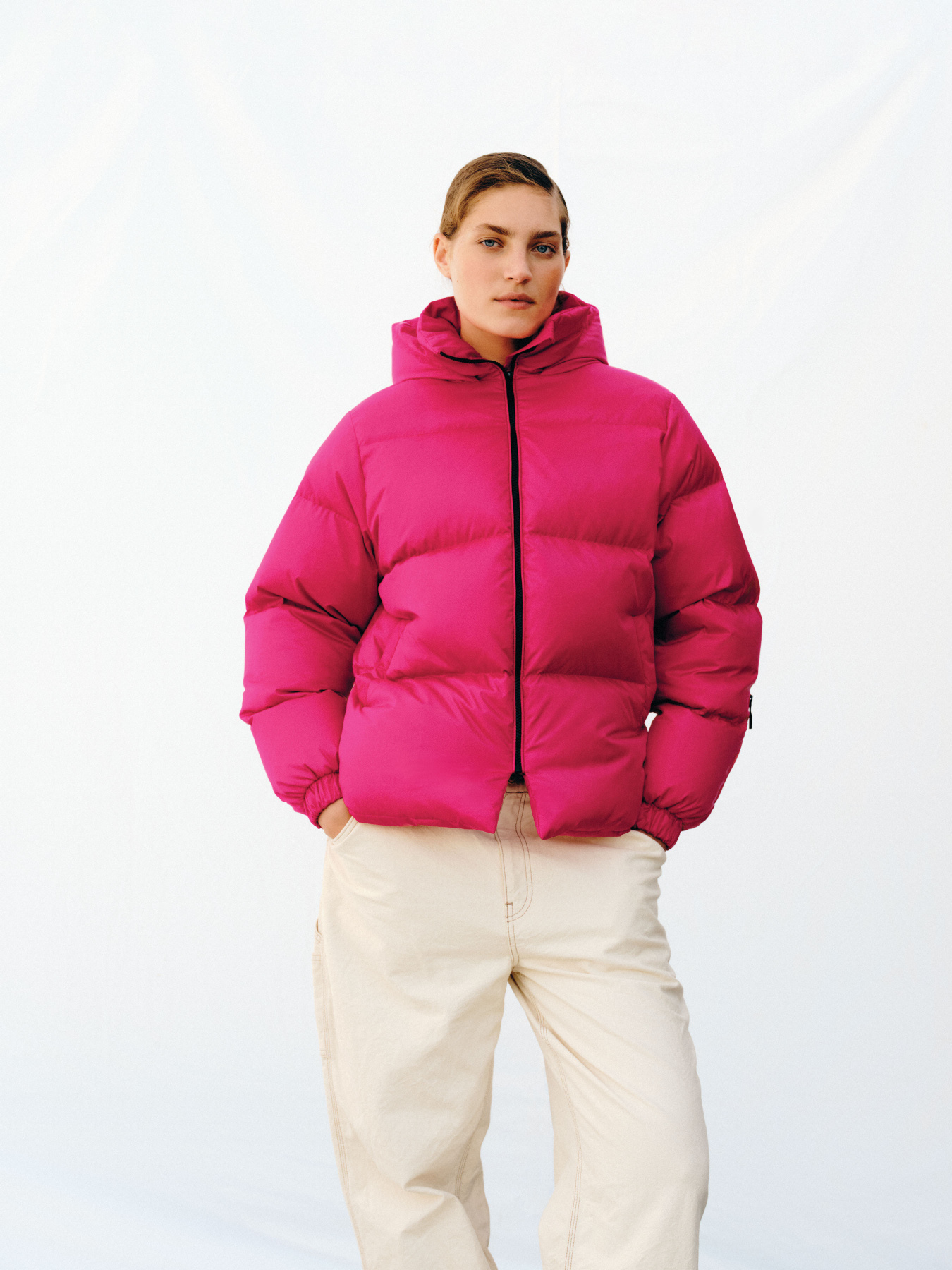 Пуховик MARCHI модель FW2324-6-PINK Фото