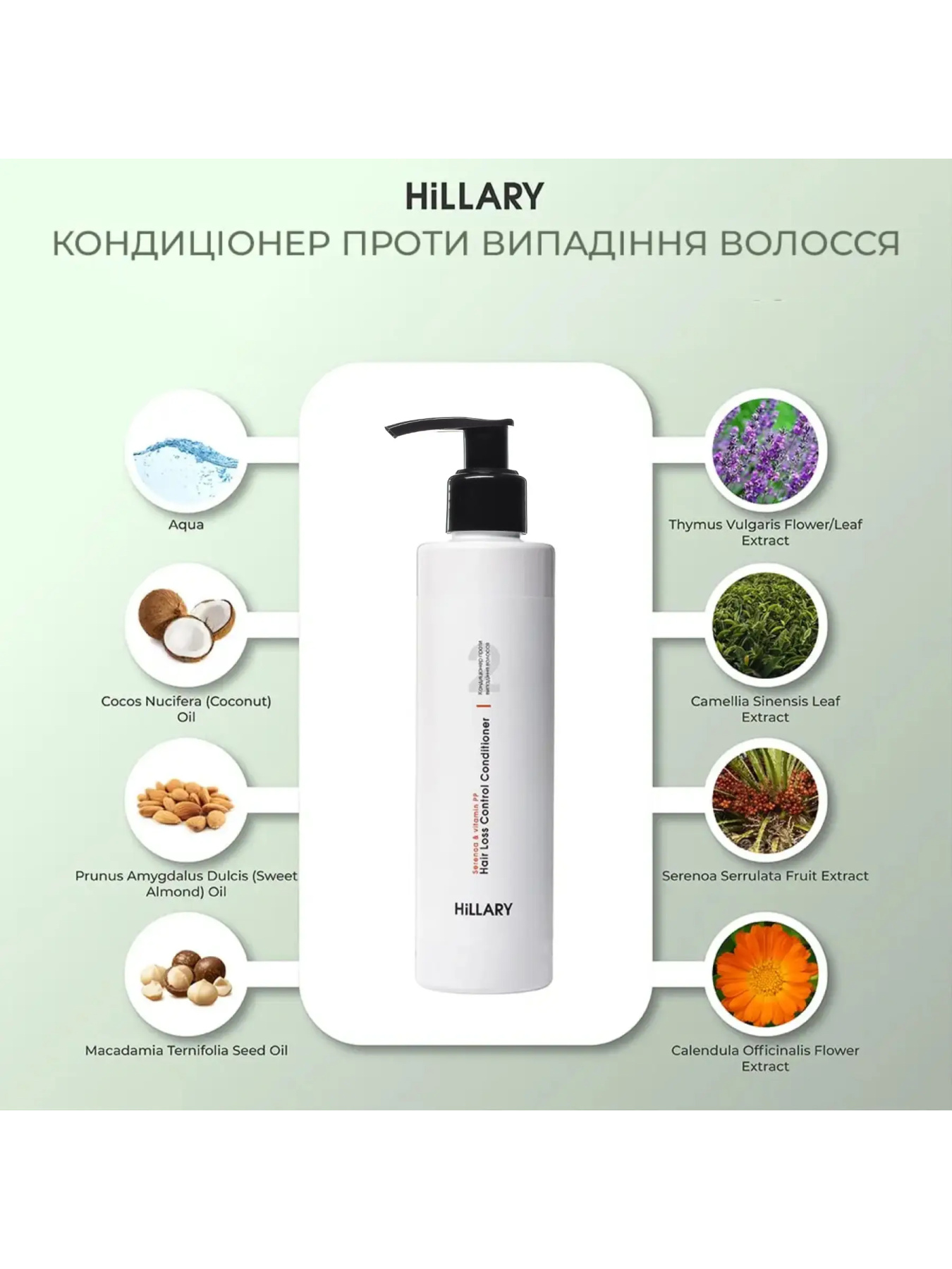 Комплекс против выпадения волос + Сыворотка для волос Hillary модель HI-11-659 Фото