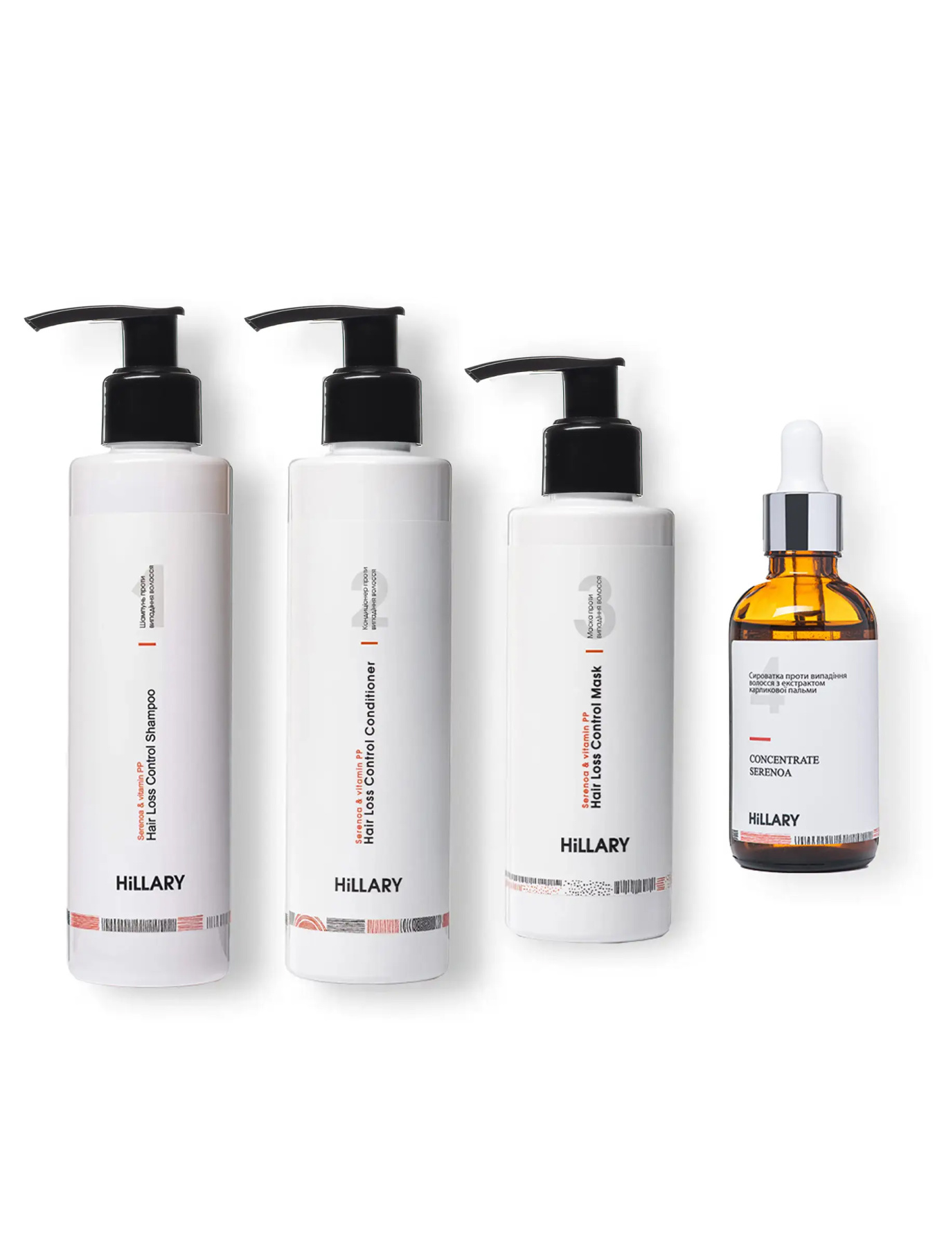 Комплекс проти випадіння волосся + Сироватка для волосся Hillary модель HI-11-659 Фото