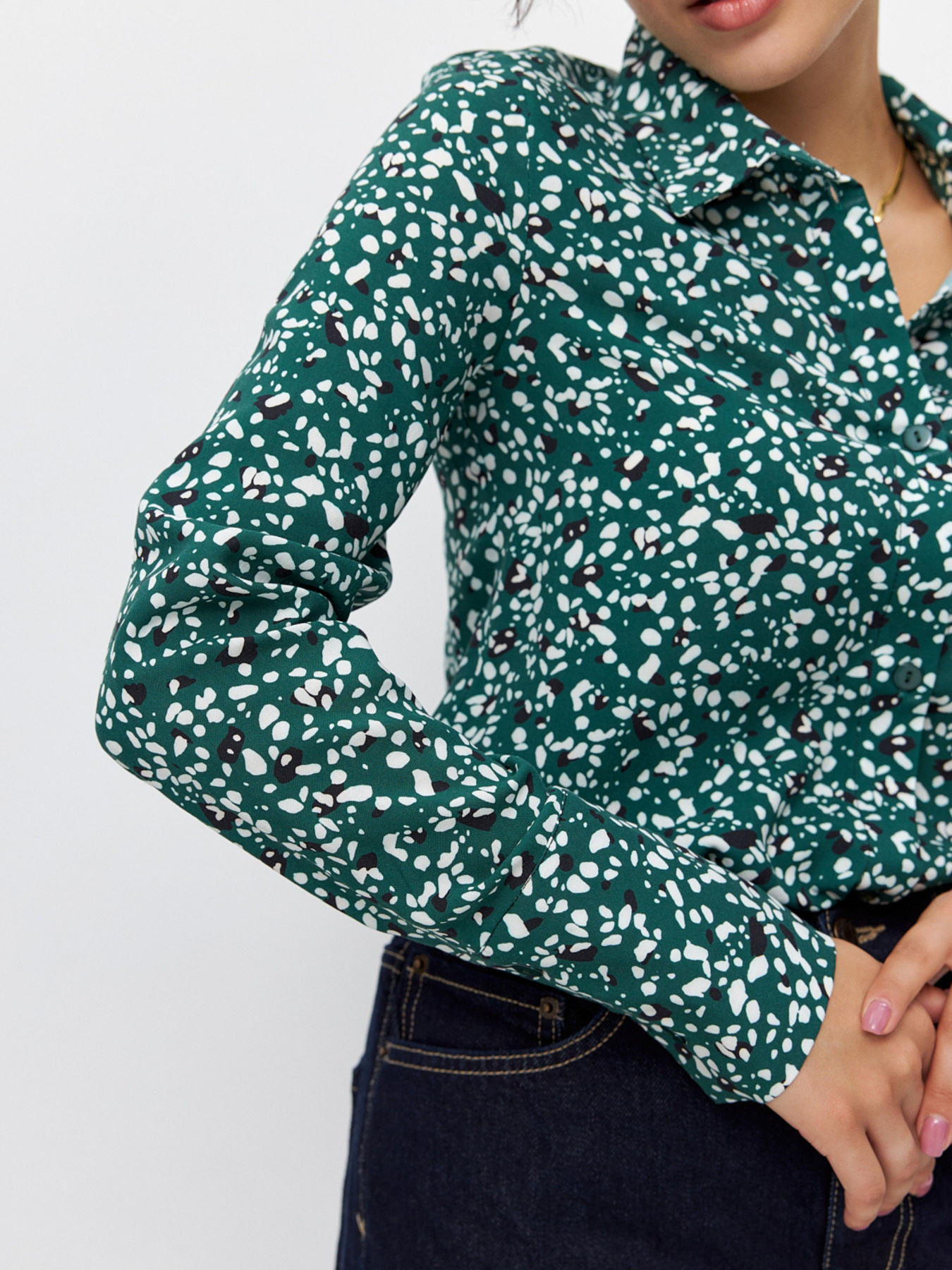 Рубашка повседневная RicaMare модель RM4136-23-10DB Рубашка повседневная RicaMare модель RM4136-23-10DB Фото