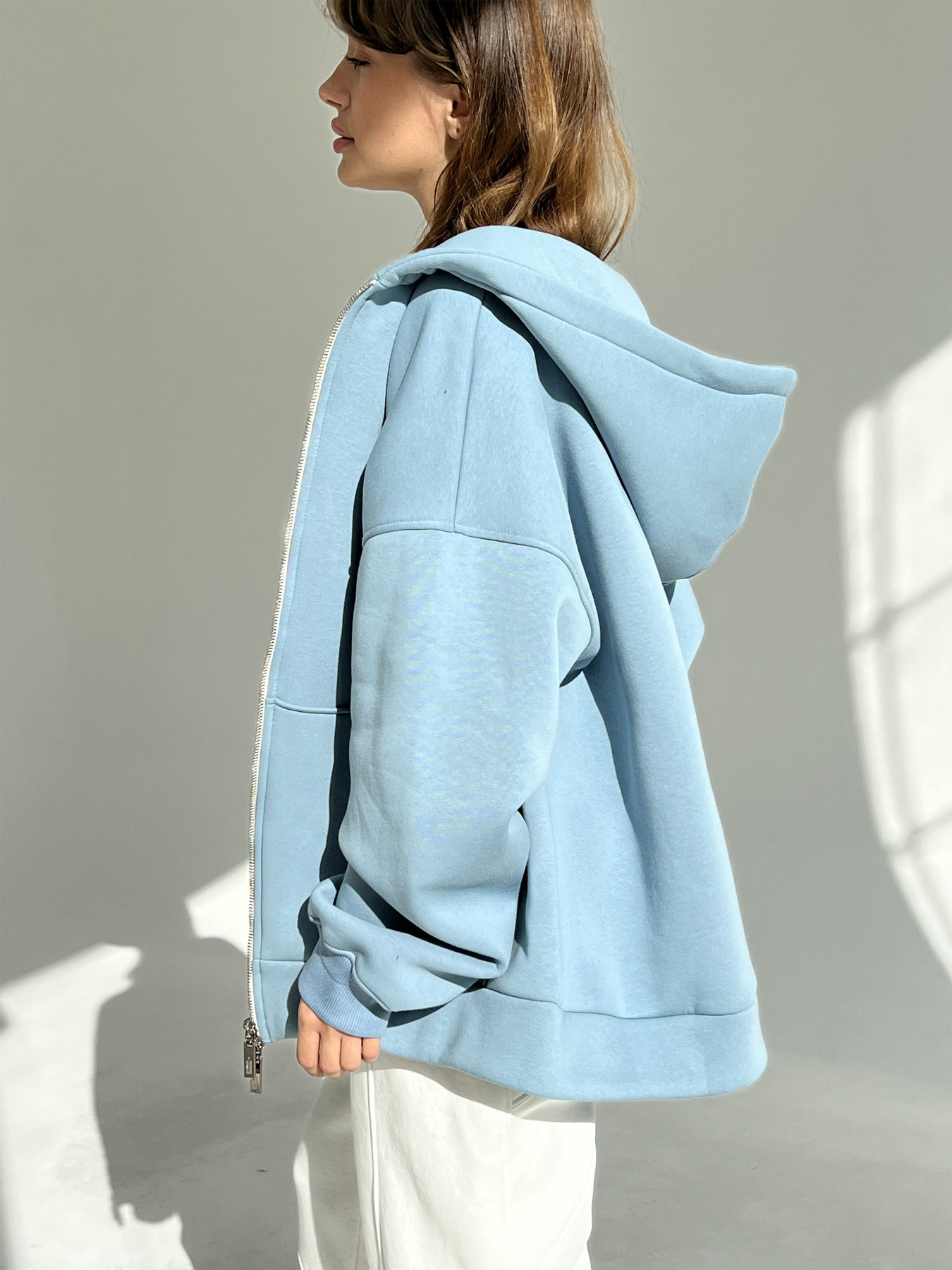 Кофта IJ модель ij-hoodie-zip-blue Фото