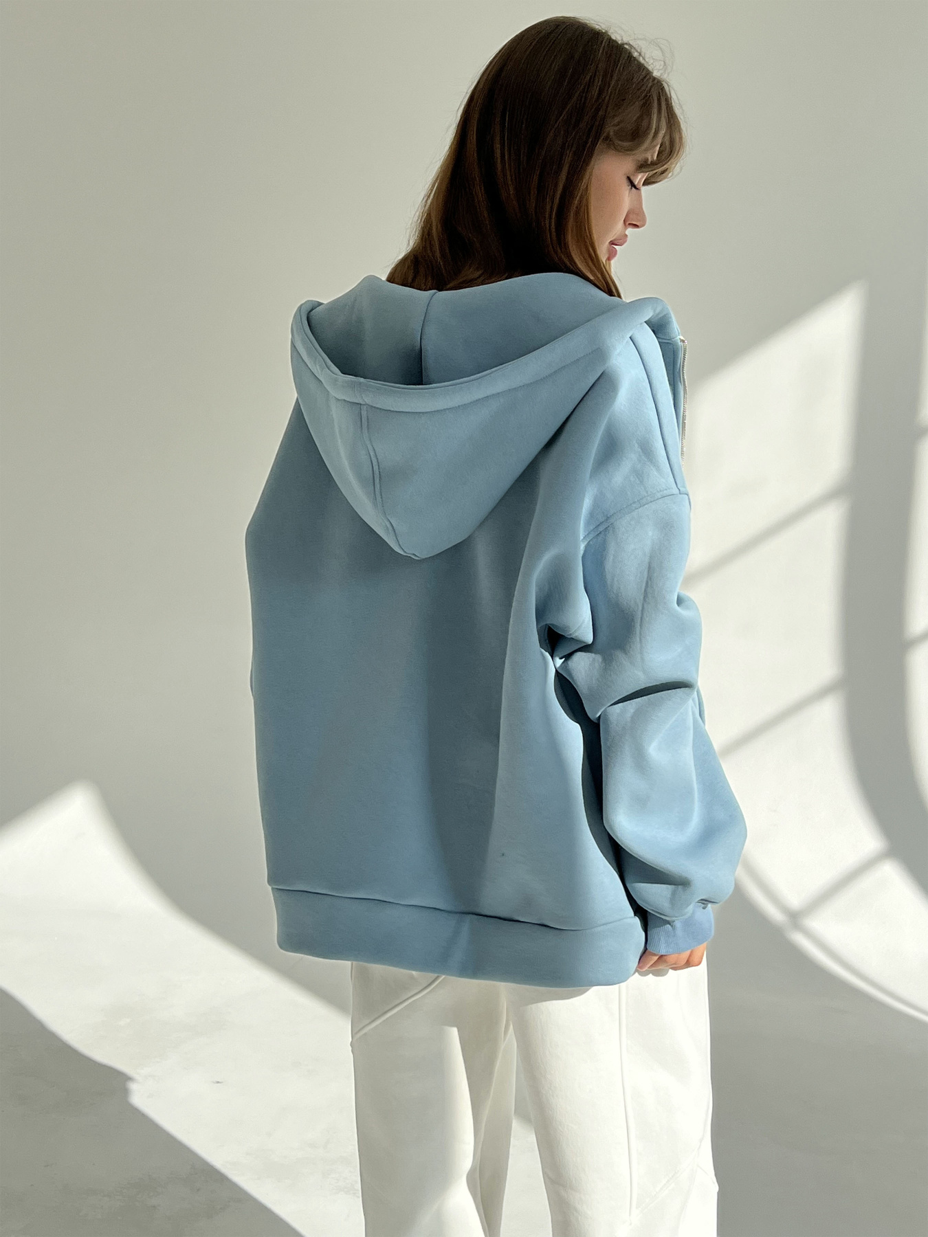 Кофта IJ модель ij-hoodie-zip-blue Фото