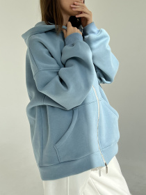 Кофта IJ модель ij-hoodie-zip-blue Фото