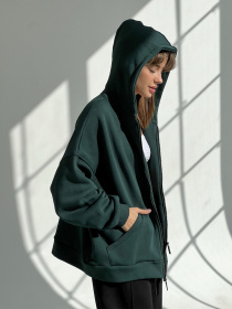 Кофта IJ модель ij-hoodie-zip-green Фото