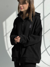 Кофта IJ модель ij-hoodie-zip-black Фото