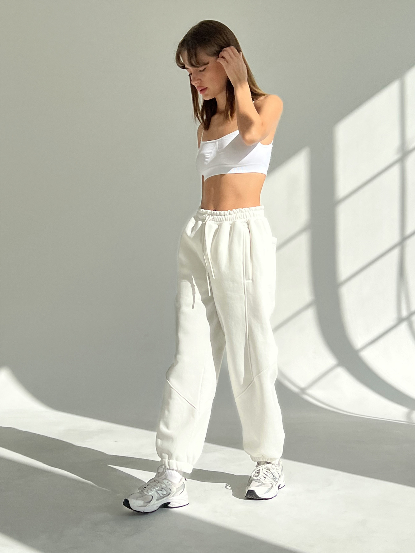 Джоггеры IJ модель ij-joger-freedom-milk-flis Фото