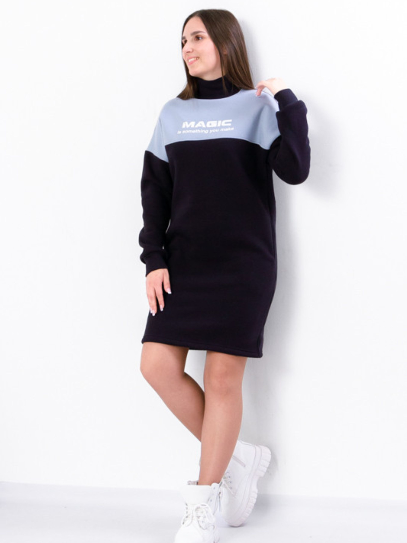 Сукня міні Носи своє модель 8366-025-33-blakitna-pudra-magic Фото