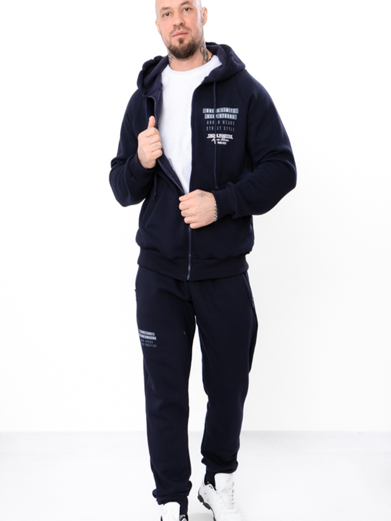 Спортивний костюм Носи своє модель 8092-025-33-chornilxno-sinj Фото