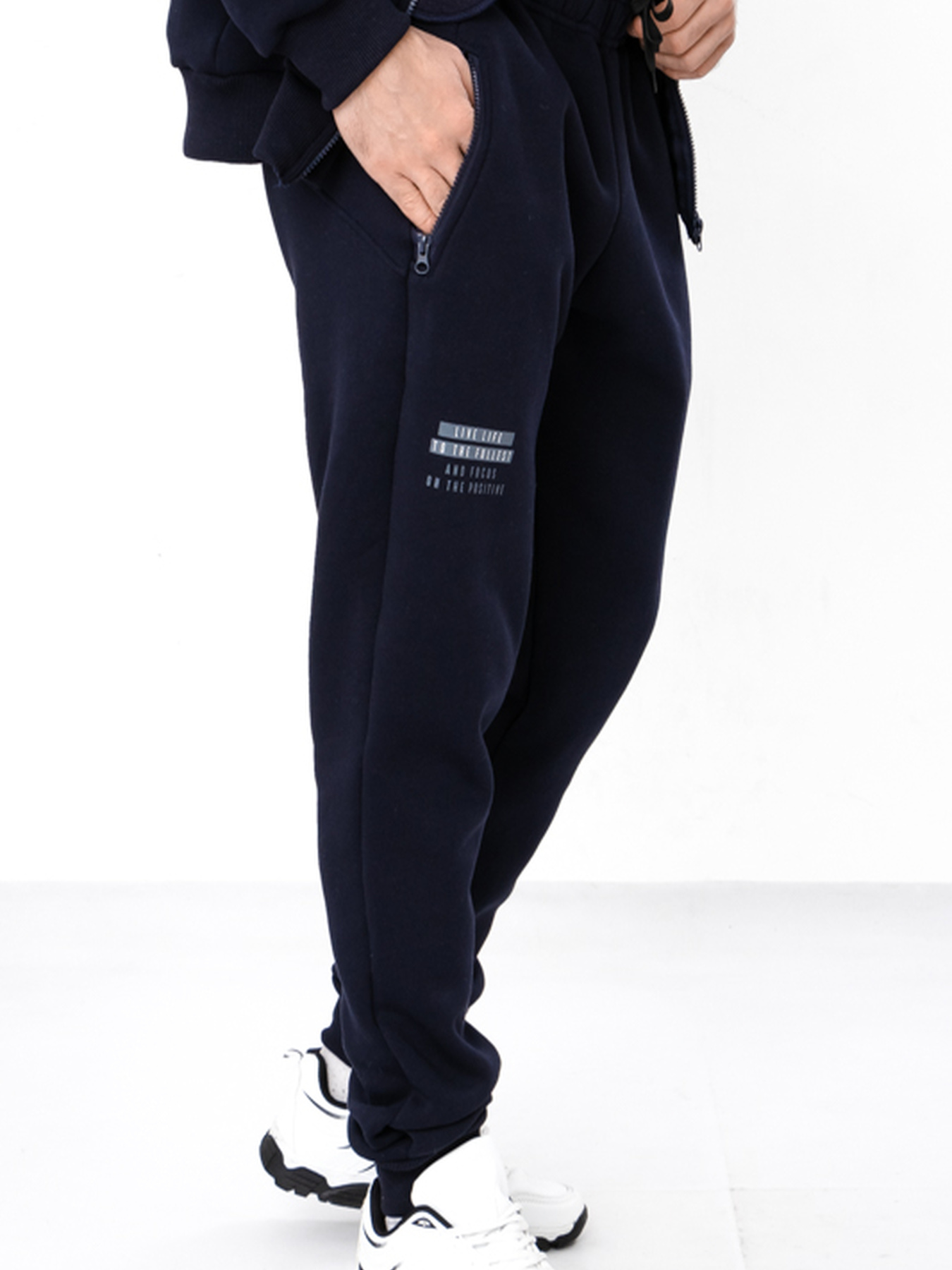 Спортивный костюм Носи своє модель 8092-025-33-chornilxno-sinj Фото