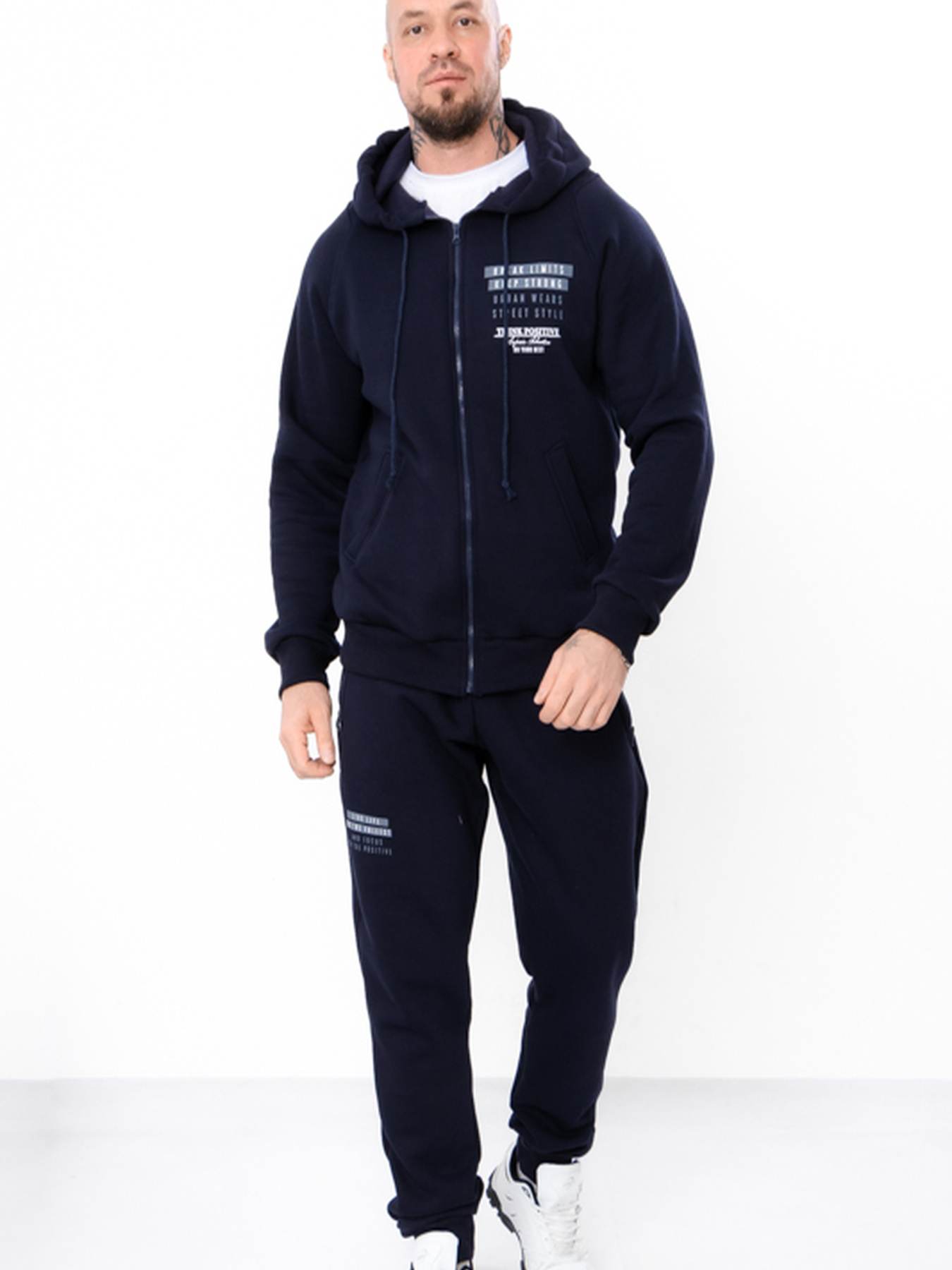 Спортивный костюм Носи своє модель 8092-025-33-chornilxno-sinj Фото