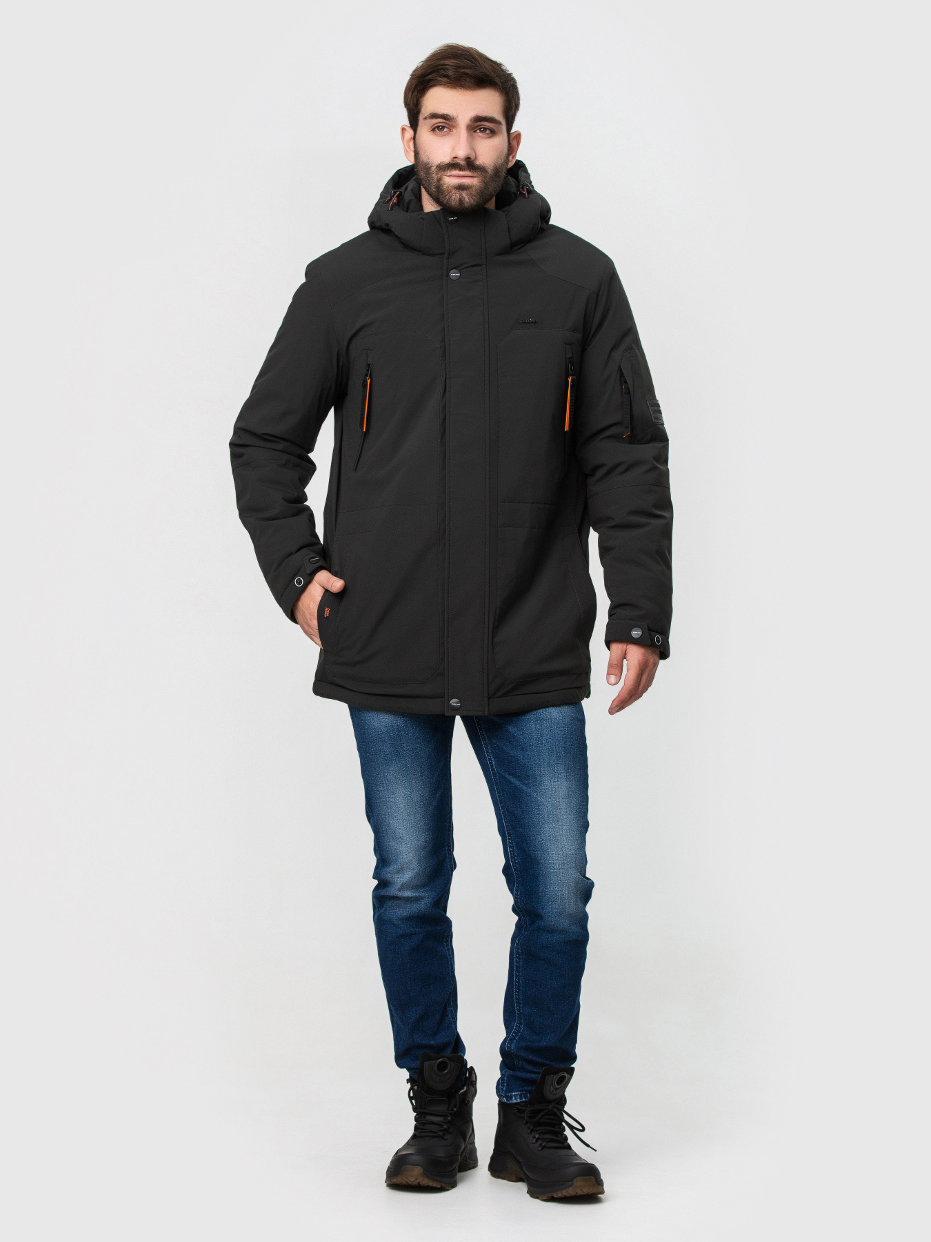 Зимова куртка BLACK VINYL модель 21-1875 Фото