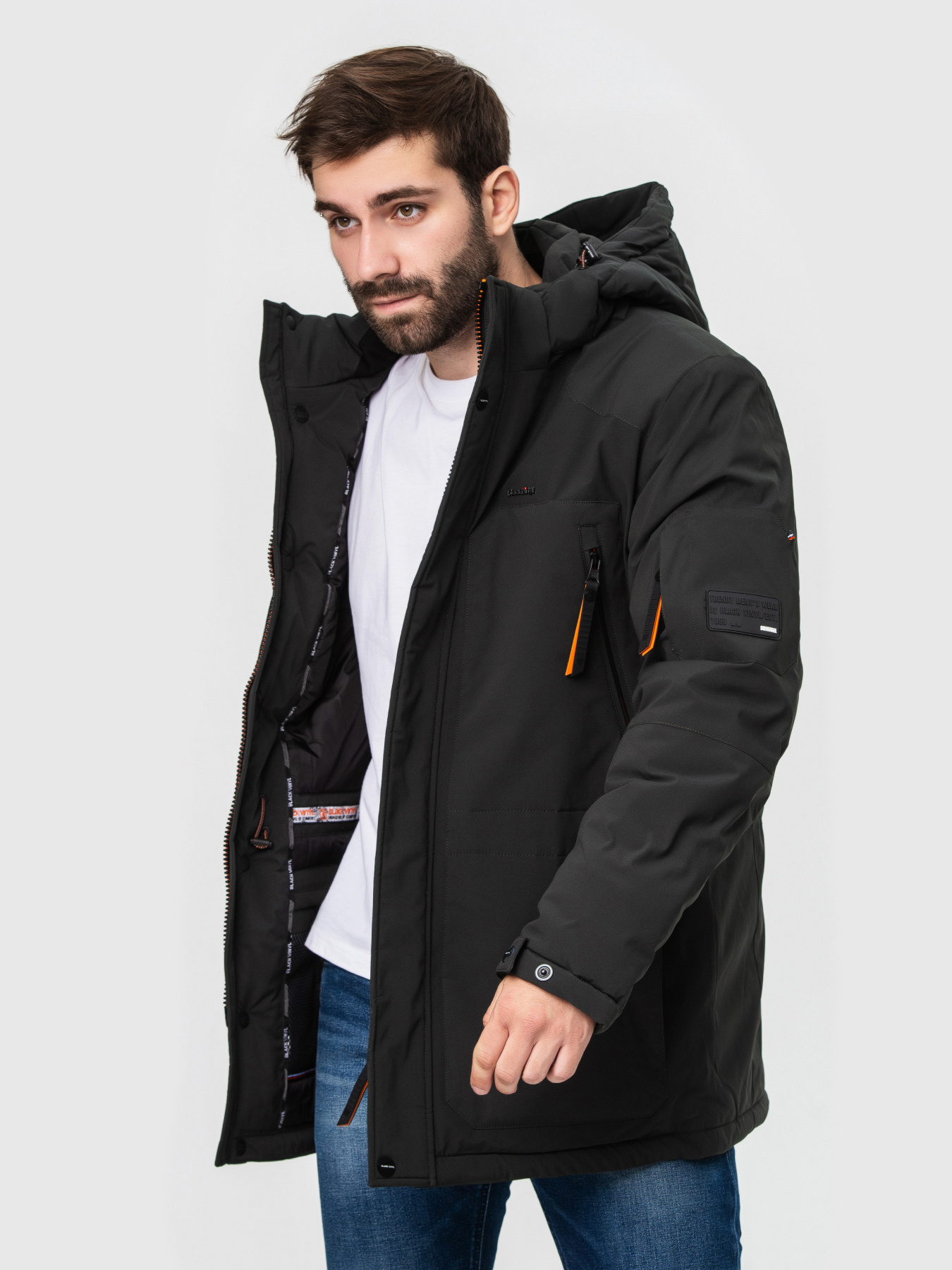 Зимняя куртка BLACK VINYL модель 21-1875 Фото