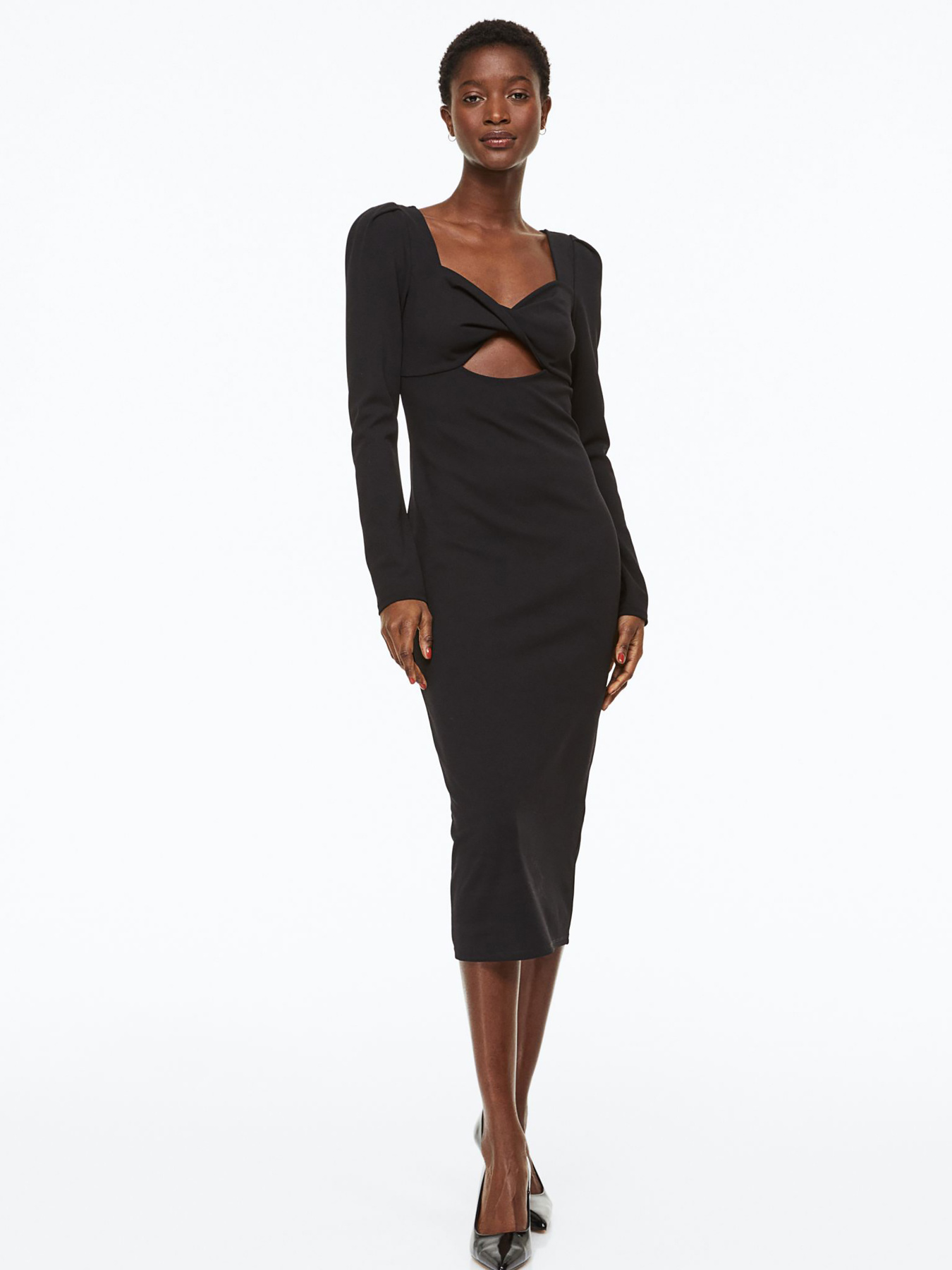 Платье миди H&M модель 69636 Фото