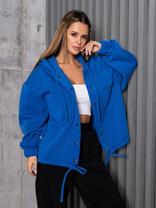 Кофта ISSA Plus модель 13554_электрик Фото