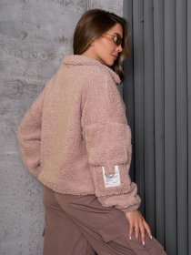 Кофта ISSA Plus модель SA-489_бежевый Фото