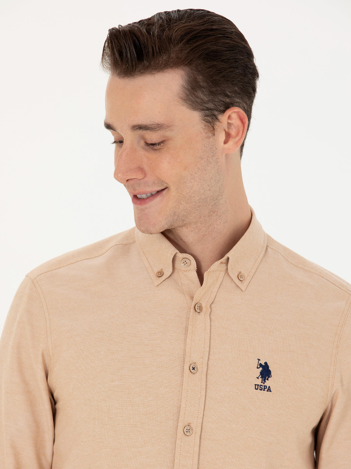 Рубашка US Polo модель USPAINT.1571130.VR015 Фото