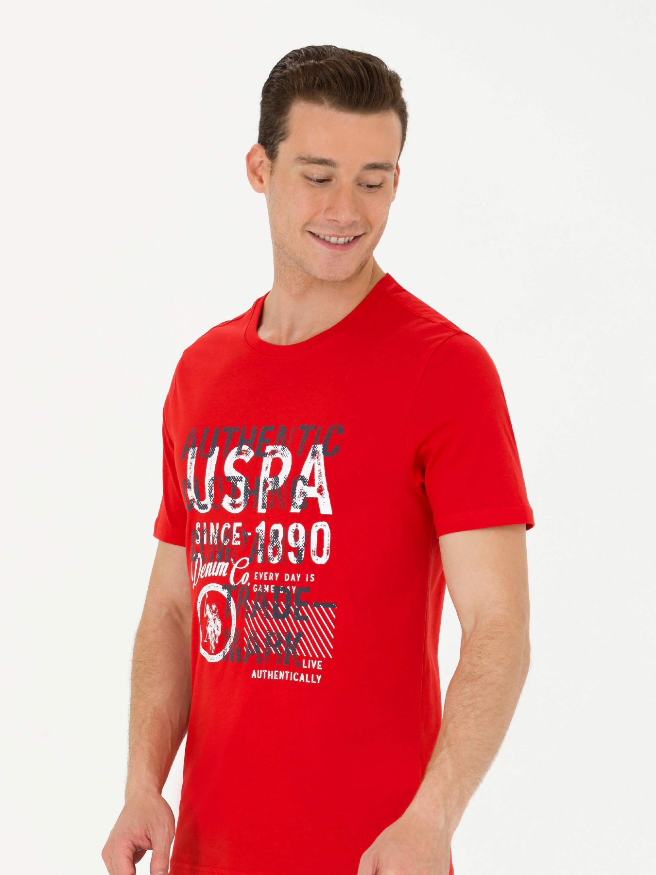 Футболка US Polo модель USPAINT.1573115.VR030 Фото