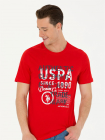 Футболка US Polo модель USPAINT.1573115.VR030 Футболка US Polo модель USPAINT.1573115.VR030 Фото