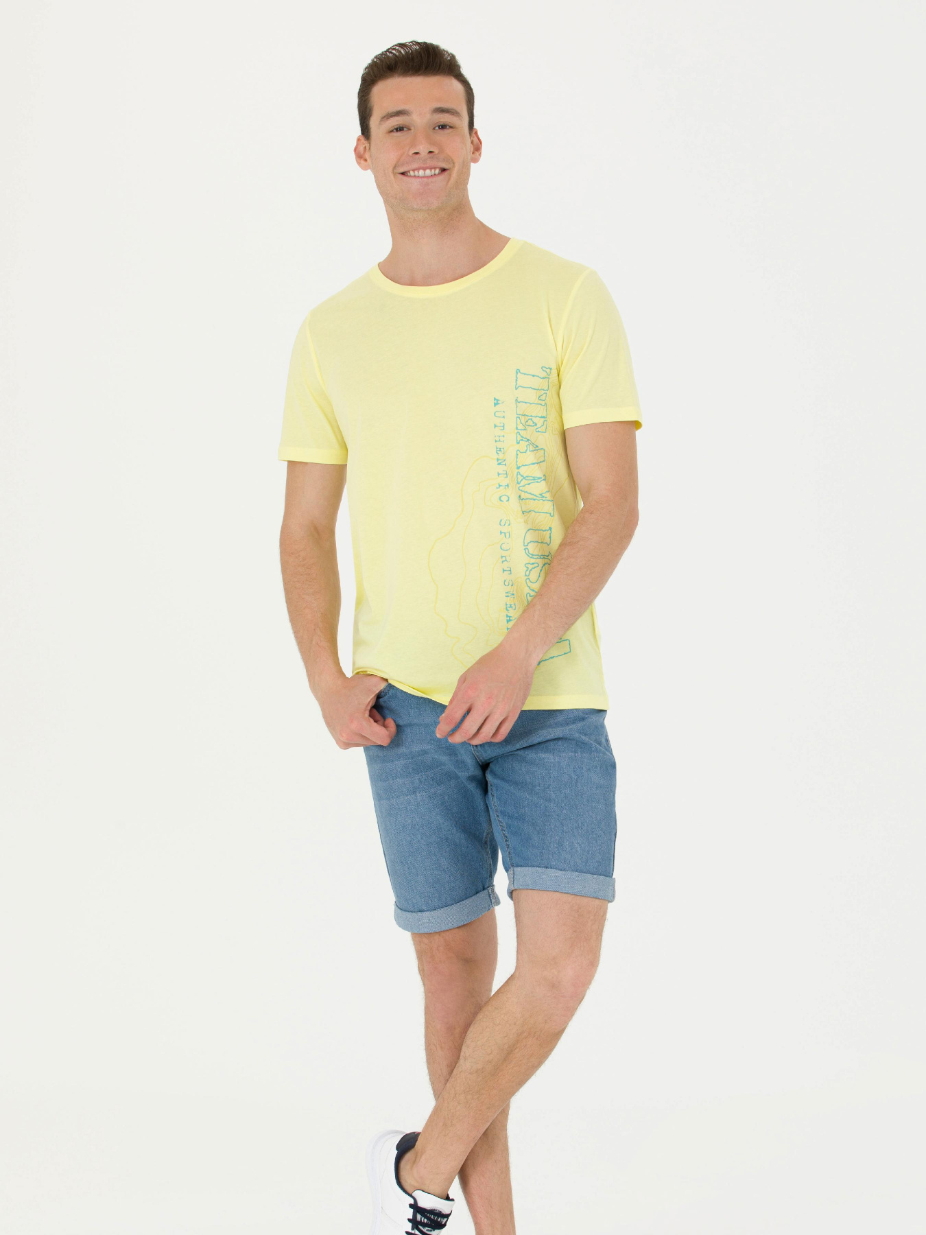 Футболка US Polo модель USPAINT.1573626.VR004 Футболка US Polo модель USPAINT.1573626.VR004 Фото