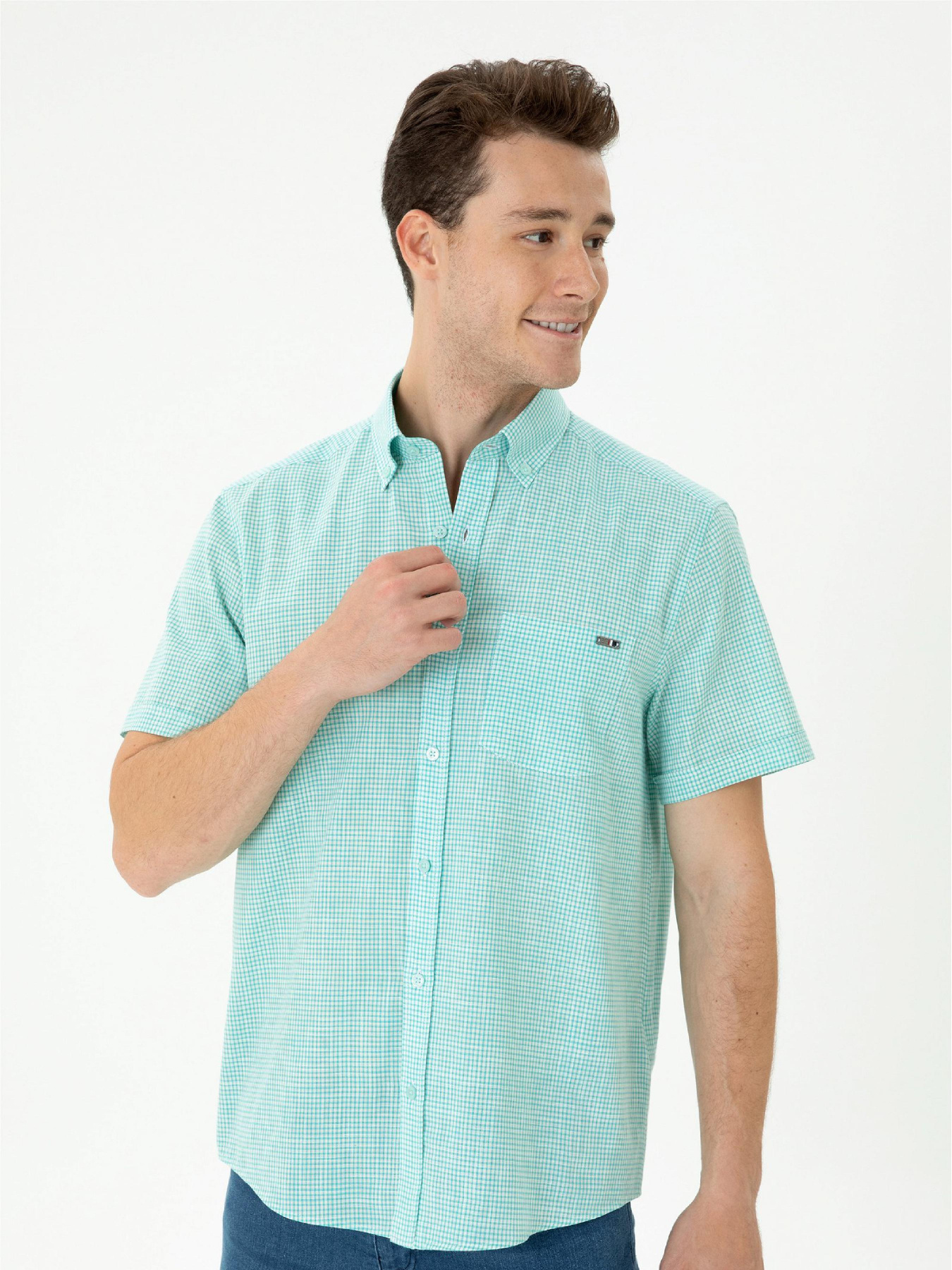 Сорочка повсякденна US Polo модель USPAINT.1579694.VR090 Фото