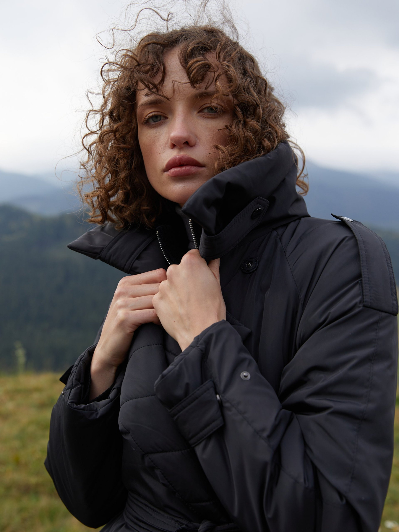 Пальто с утеплителем Gepur модель 45268 Фото