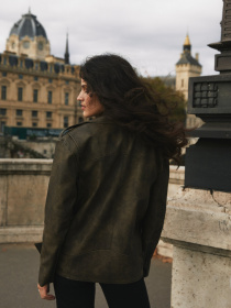 Шкіряна куртка Gepur модель 45221 Фото