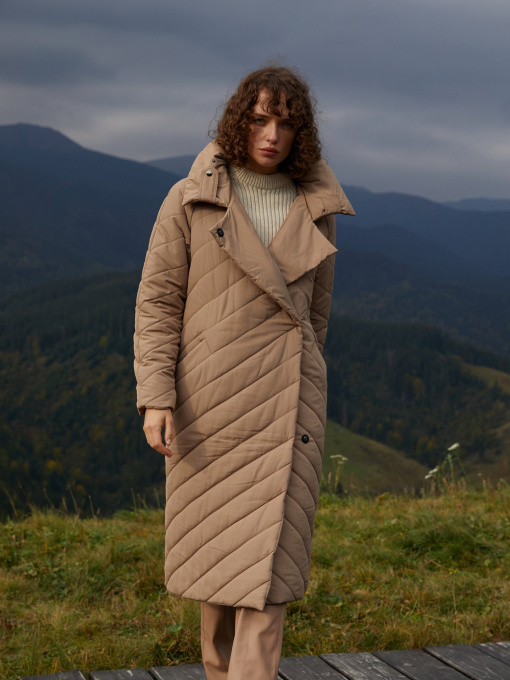 Пальто с утеплителем Gepur модель 45265 Фото