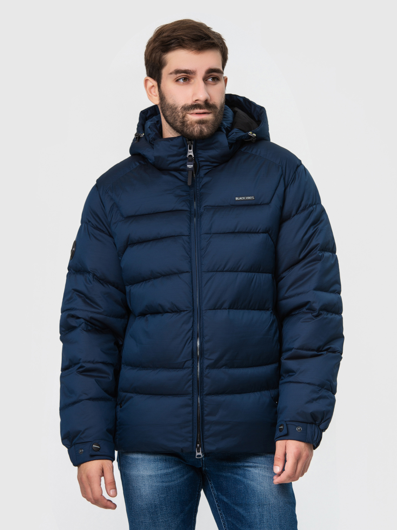 Зимняя куртка BLACK VINYL модель 23-2251 Зимняя куртка BLACK VINYL модель 23-2251 Фото