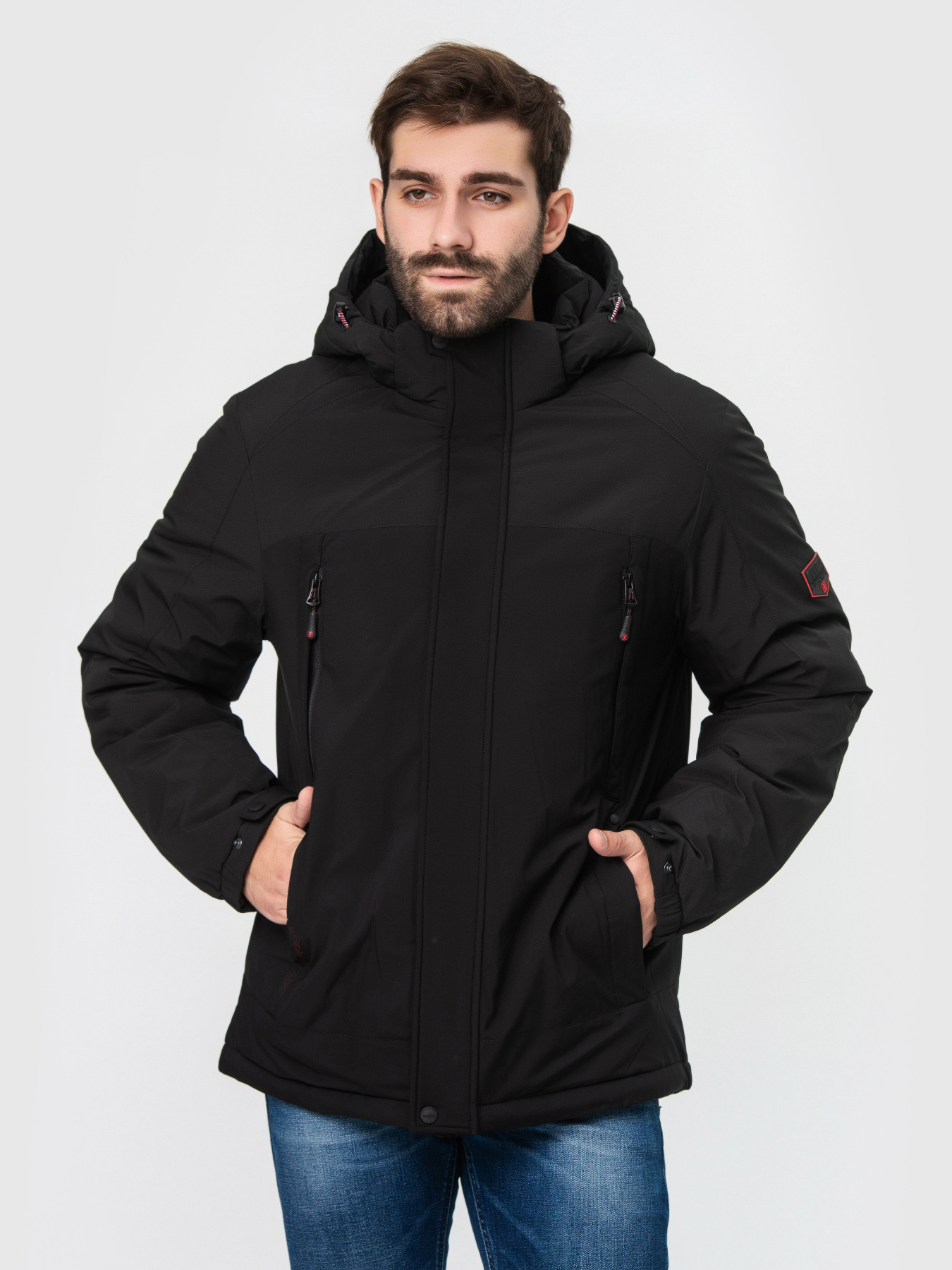 Зимова куртка BLACK VINYL модель 23-1713 Зимова куртка BLACK VINYL модель 23-1713 Фото