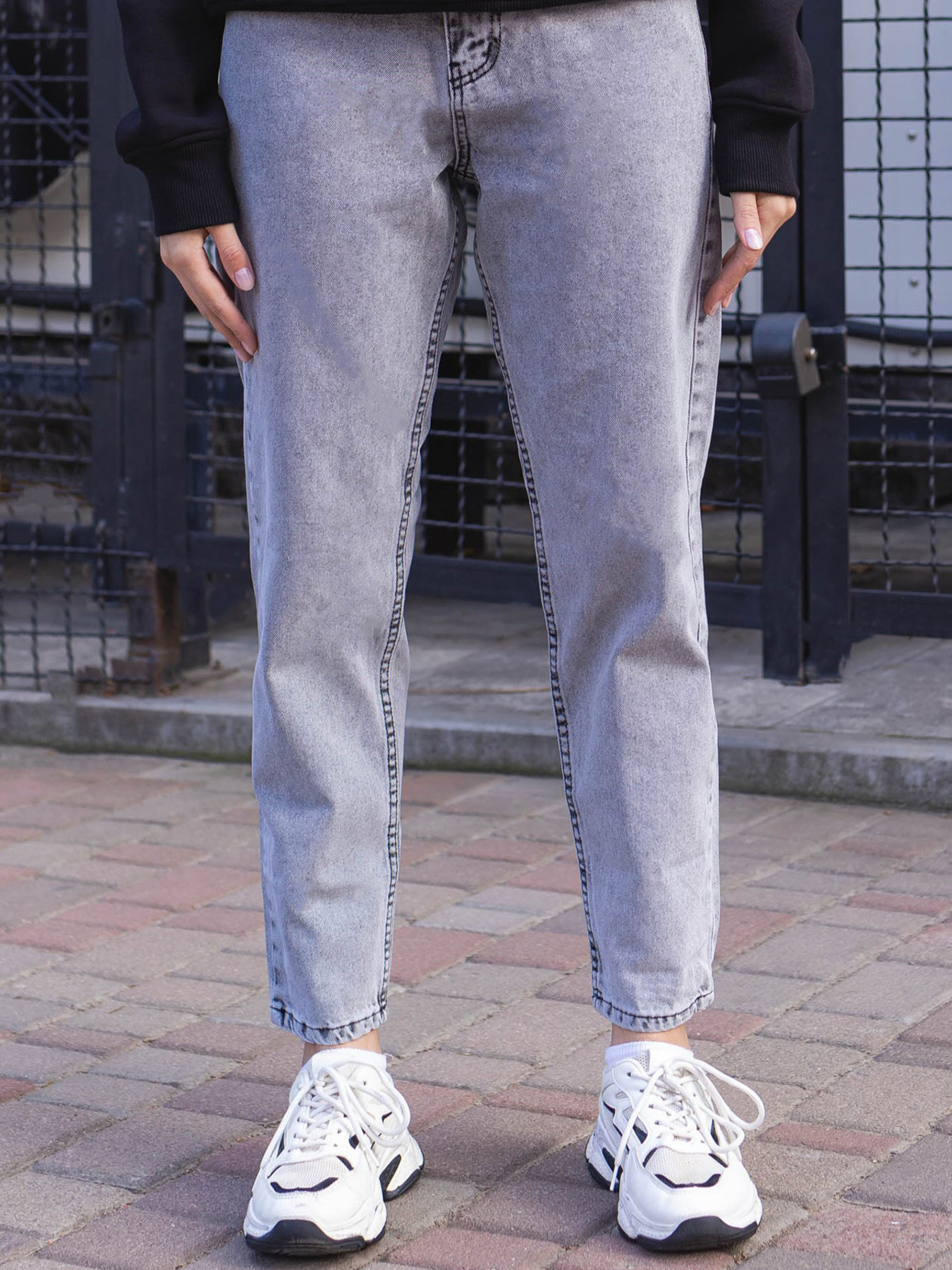 Джинси мом Without модель 8049143 Фото