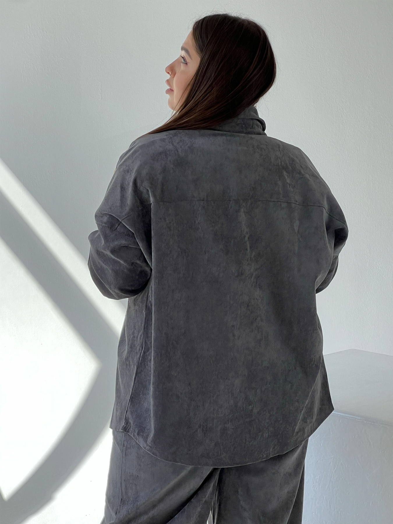 Сорочка повсякденна IJ модель ij-sorochka-velvet-grafitblesk Фото