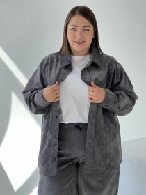 Сорочка повсякденна IJ модель ij-sorochka-velvet-grafitblesk Фото