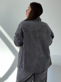 Сорочка повсякденна IJ модель ij-sorochka-velvet-grafitblesk Фото