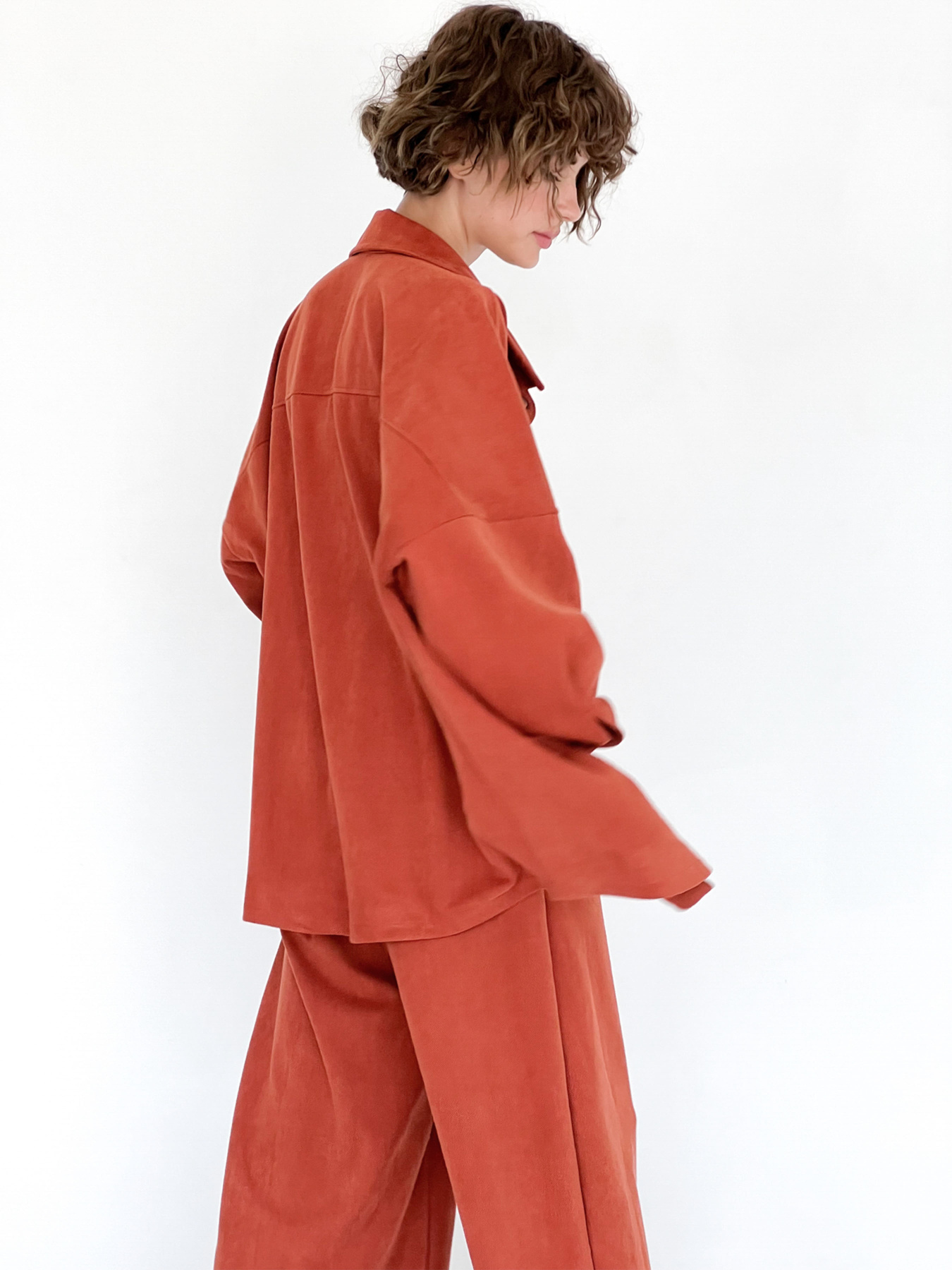 Сорочка повсякденна IJ модель ij-sorochka-zamsh-cegla Фото