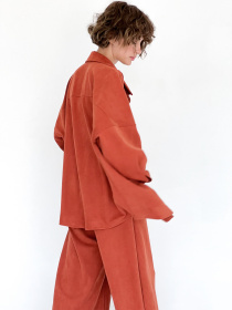 Сорочка повсякденна IJ модель ij-sorochka-zamsh-cegla Фото