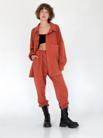 Сорочка повсякденна IJ модель ij-sorochka-zamsh-cegla Фото