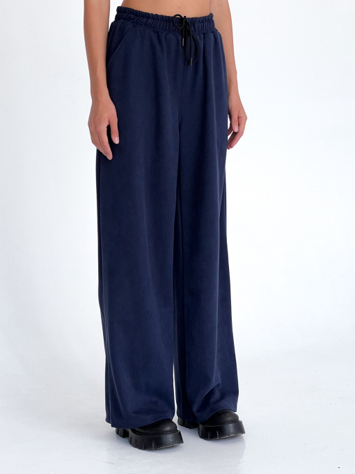 Палаццо IJ модель ij-pants-wide-zamsh-blue Фото