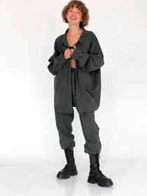 Штани повсякденні IJ модель ij-pants-lip-zamsh-grafit Фото