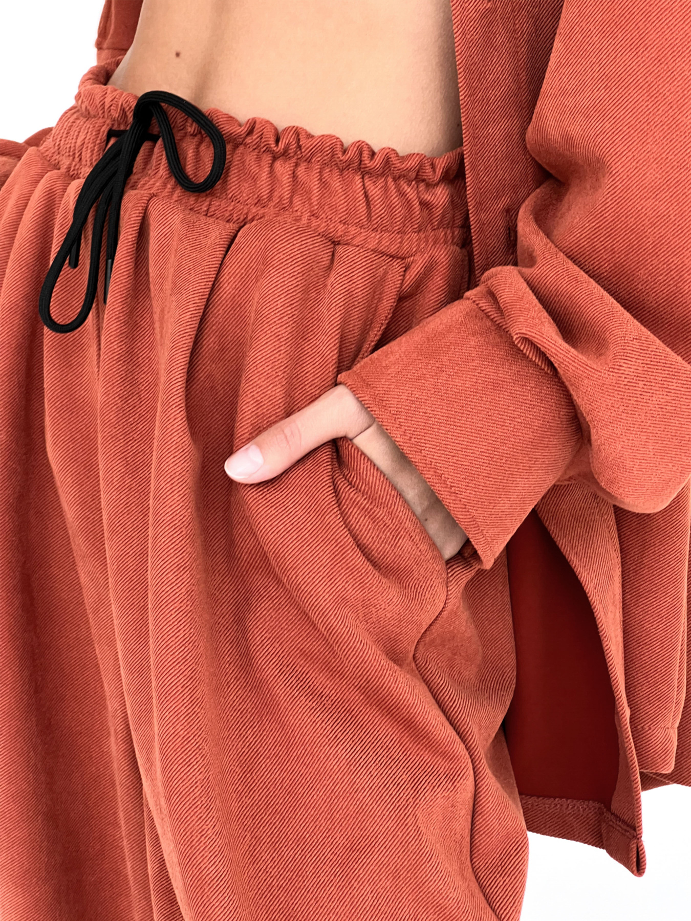 Повседневные штаны IJ модель ij-pants-lip-zamsh-cegla Фото