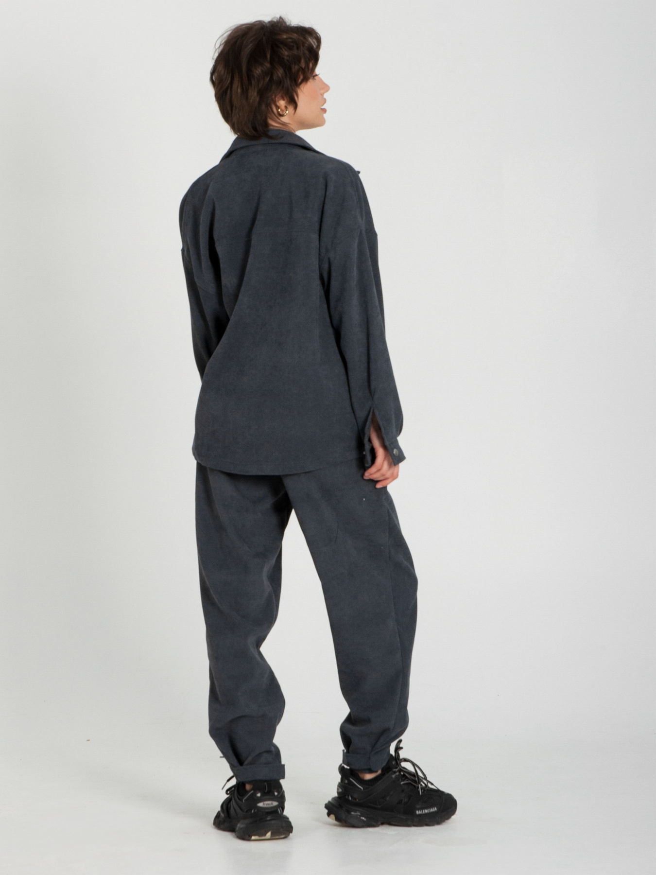 Штани повсякденні IJ модель ij-pants-lip-velvet-grafit Фото